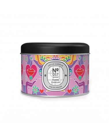 N°57 Pomme d'amour - Natural handmade scented candle handmade good smelling candles shop store