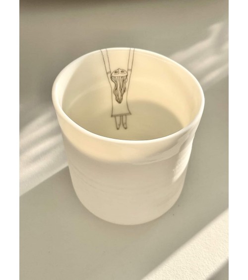 fine porcelain expresso cup Keramiek van Sophie coffee tea cup mug funny