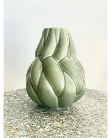 EDA Vase - Matt Grün MYLHTA vasen deko blumenvase blume vase design dekoration spezielle schöne kitatori schweiz kaufen