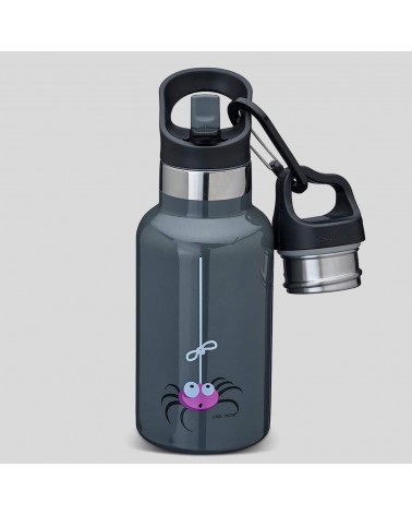 TEMPflask Gris - Gourde Isotherme enfant Carl Oscar gourde sport metal d eau aluminium thé design