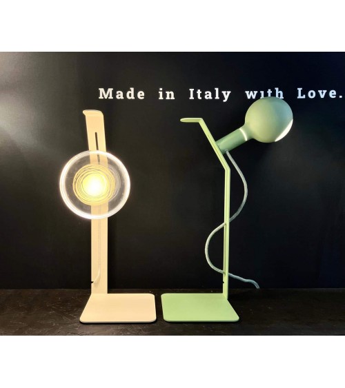 Koso - Vert - Lampe de table design FILOTTO a poser de nuit led moderne originale design suisse