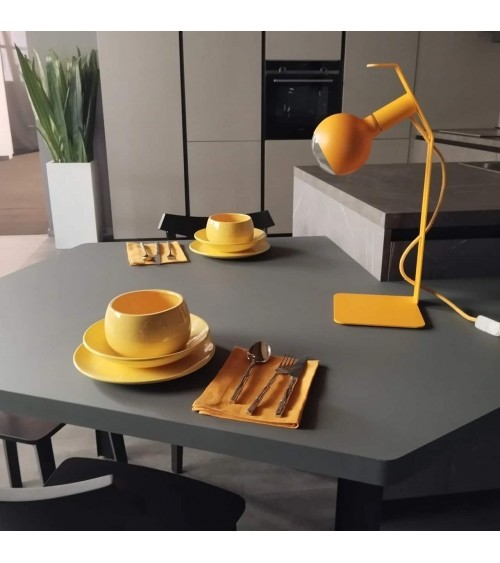 Koso - Giallo - Lampada da tavolo design FILOTTO Lampade led design moderne salotto