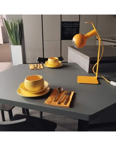 Koso - Giallo - Lampada da tavolo design FILOTTO Lampade led design moderne salotto