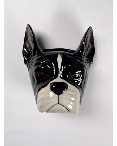 French Bulldog - Small Dog Wall Vase Quail Ceramics table flower living room vase kitatori switzerland