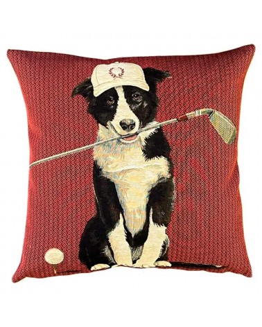 Border Collie Golfista - Copricuscini divano Yapatkwa cuscini decorativi per divano deco di lusso originale