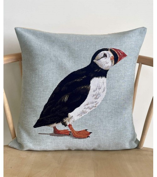 Papageientaucher - Kissenbezug, Zierkissen Yapatkwa zierkissen sofa deko kissen kaufen dekokissen sofakissen
