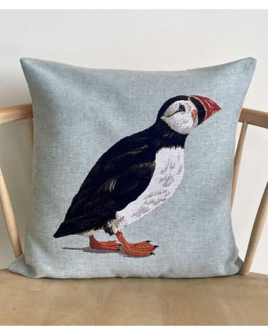 Papageientaucher - Kissenbezug, Zierkissen Yapatkwa zierkissen sofa deko kissen kaufen dekokissen sofakissen