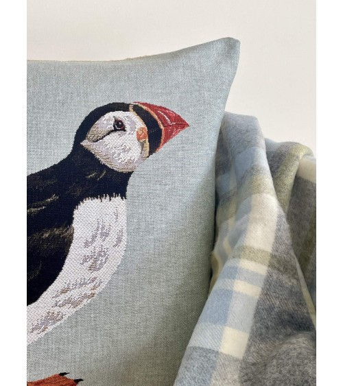 Papageientaucher - Kissenbezug, Zierkissen Yapatkwa zierkissen sofa deko kissen kaufen dekokissen sofakissen