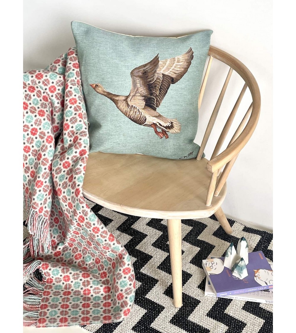 Oie sauvage - Housse de coussin pour canapé Yapatkwa coussins décoratifs pour canapé salon deco original suisse