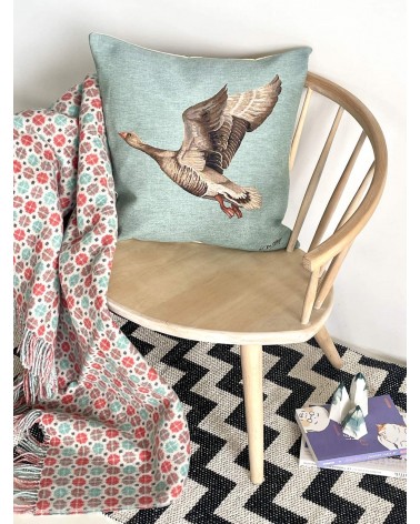Oie sauvage - Housse de coussin pour canapé Yapatkwa coussins décoratifs pour canapé salon deco original suisse