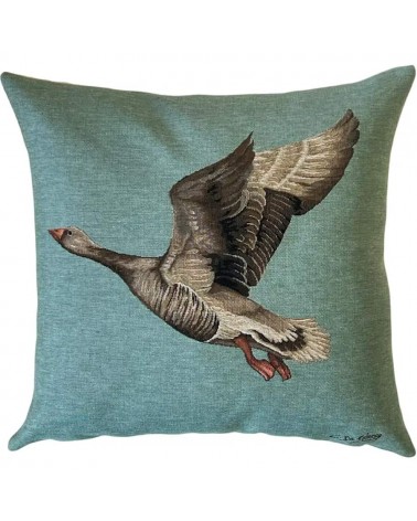 Oie sauvage - Housse de coussin pour canapé Yapatkwa coussins décoratifs pour canapé salon deco original suisse