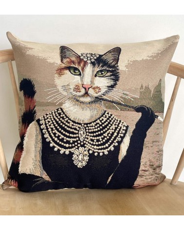 Cat portrait - Sofa cushion cover Yapatkwa decorative accent throw pillows cases sofa original