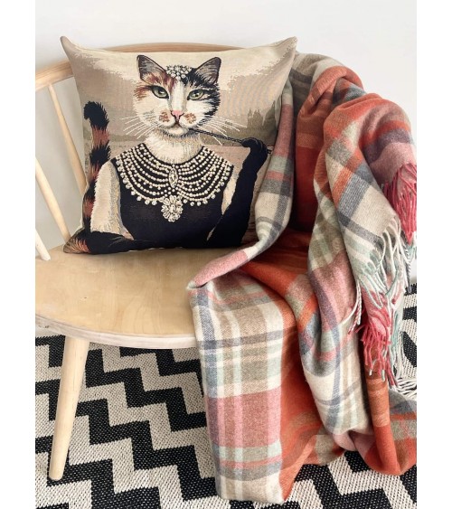 Cat portrait - Sofa cushion cover Yapatkwa decorative accent throw pillows cases sofa original