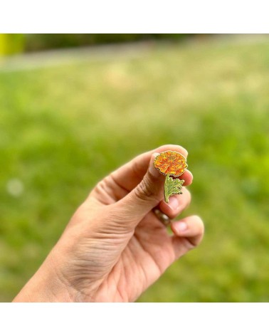 Pin's Fleur - Souci Plant Scouts pins rare métal originaux bijoux suisse