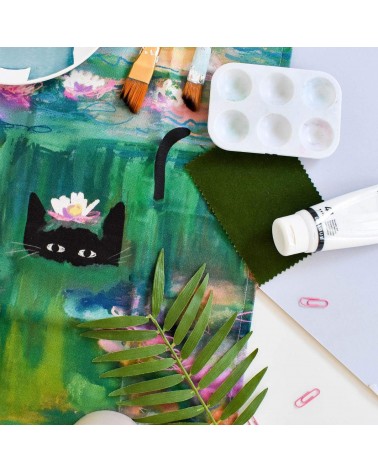 Clawed Monet - Geschirrtuch, Küchentuch Niaski geschirr küchen tücher kaufen schöne modern küchenhandtücher