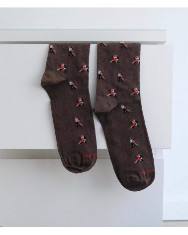 Danza - Calze in cotone bio The Captain Socks calze da uomo per donna divertenti simpatici particolari