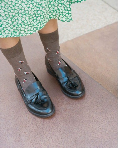 Danza - Calze in cotone bio The Captain Socks calze da uomo per donna divertenti simpatici particolari