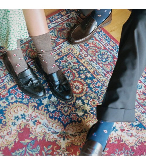 Danza - Calze in cotone bio The Captain Socks calze da uomo per donna divertenti simpatici particolari