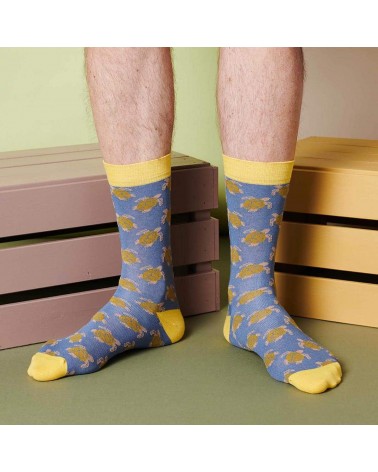 Schildkröte - Lustige Socken aus bio Baumwolle Catherine Tough socke kuschelsocken für damen lustig herren farbige coole socken