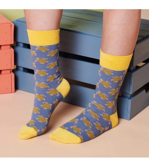 Schildkröte - Lustige Socken aus bio Baumwolle Catherine Tough socke kuschelsocken für damen lustig herren farbige coole socken