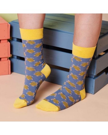 Schildkröte - Lustige Socken aus bio Baumwolle Catherine Tough socke kuschelsocken für damen lustig herren farbige coole socken