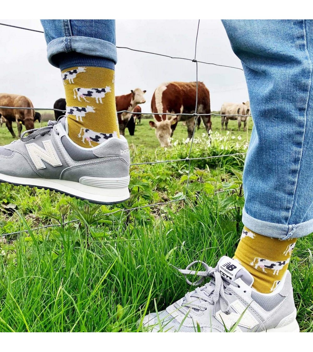 Kuh - Lustige Socken aus bio Baumwolle Catherine Tough socke kuschelsocken für damen lustig herren farbige coole socken