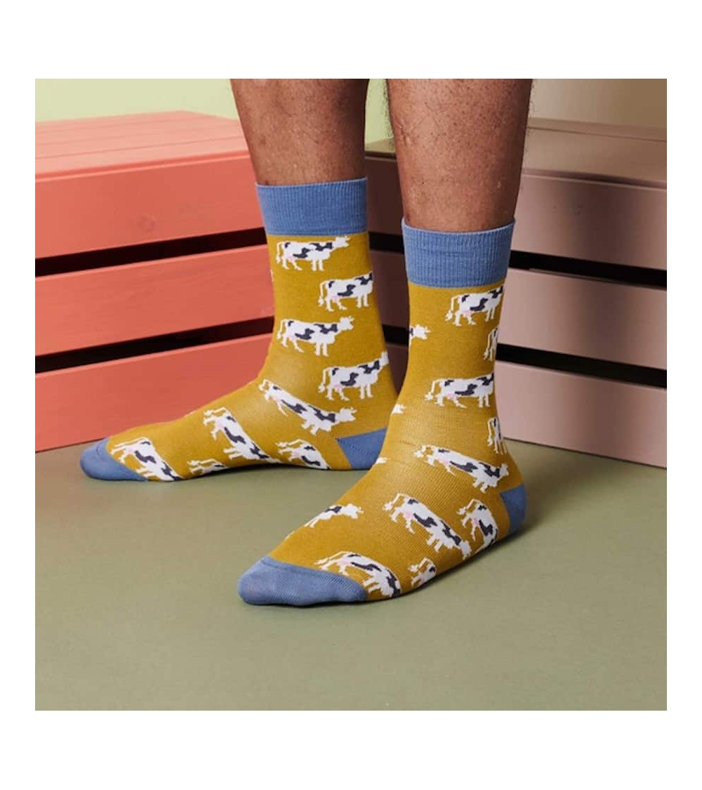 Kuh - Lustige Socken aus bio Baumwolle Catherine Tough socke kuschelsocken für damen lustig herren farbige coole socken