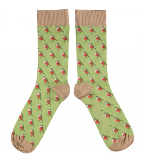 Robin - Organic cotton socks for men Catherine Tough funny crazy cute cool best pop socks for women men