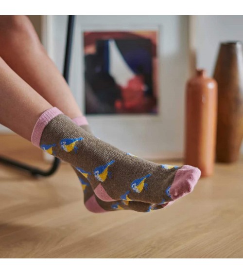 Blaumeise - Wollsocken für Damen Catherine Tough socke kuschelsocken für damen lustig herren farbige coole socken