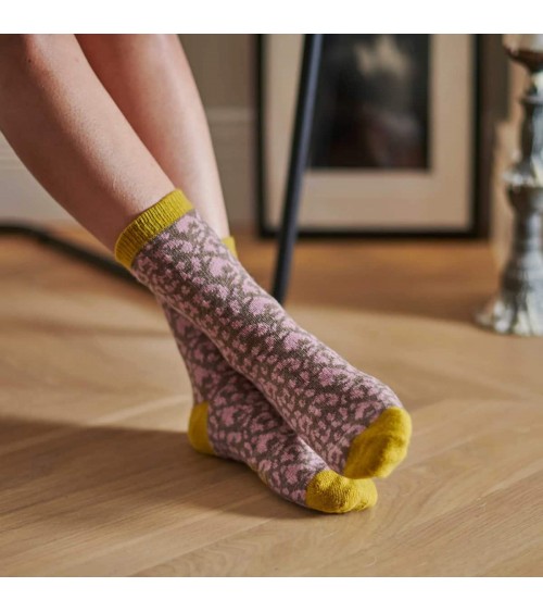 Leopardenmuster - Wollsocken für Damen Catherine Tough socke kuschelsocken für damen lustig herren farbige coole socken