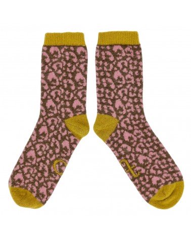 Leopardenmuster - Wollsocken für Damen Catherine Tough socke kuschelsocken für damen lustig herren farbige coole socken