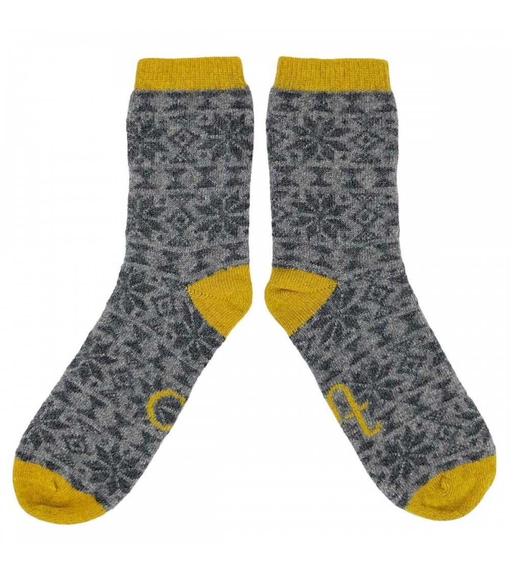 Fair Isle - Calzettoni di lana donna Catherine Tough calze da uomo per donna divertenti simpatici particolari