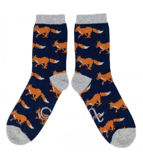 Renard - Chaussettes en laine pour homme Catherine Tough jolies pour femme originales pour homme chausset rigolotes drole Suisse