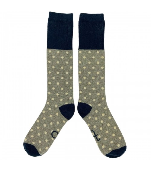 Small spot - Wool knee socks for women Catherine Tough funny crazy cute cool best pop socks for women men