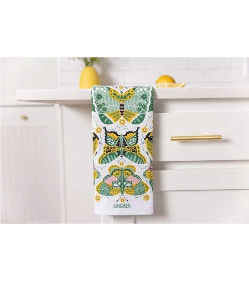 Night butterfly - Tea towel, kitchen towel Gingiber best kitchen hand towels fall funny cute