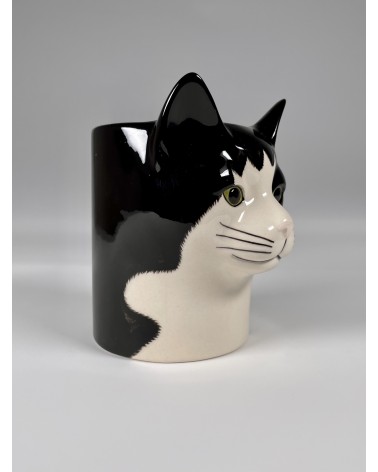 Barney - Portapenne e Vasi per piante - Gatto Quail Ceramics da scrivania eleganti design originali bambina particolari