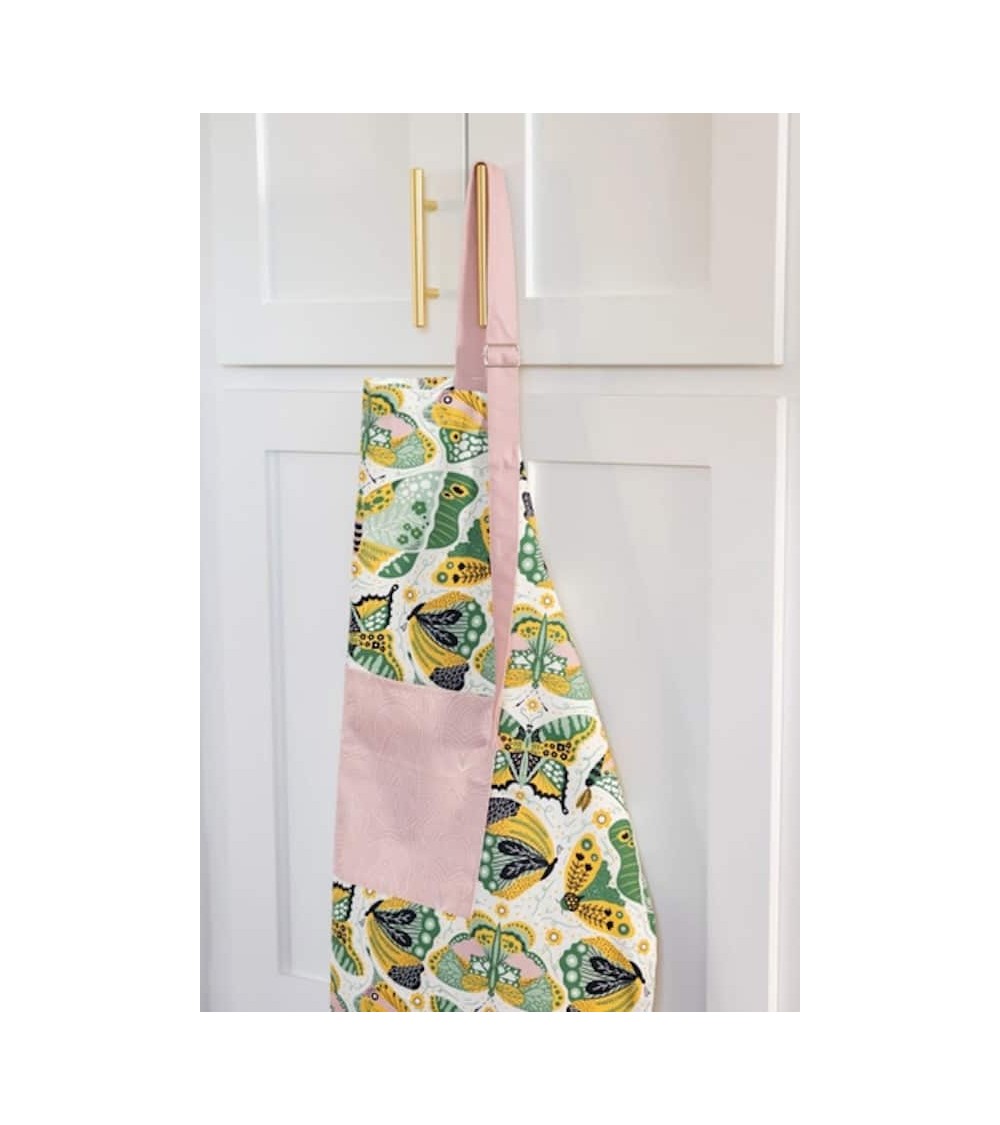 Tablier de cuisine - Papillons Gingiber personnalisé femme chic homme original cuisinier patissier barbecue