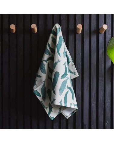 Baleine - Torchon, linge de cuisine Plewsy torchon vaisselle qualité serviette haut de gamme beaux essuie main originaux