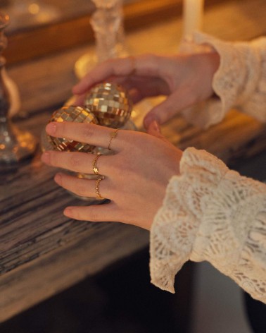 Star - Adjustable ring, fine gold plating Adorabili Paris cute fashion design designer for women