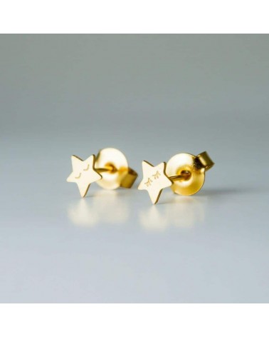 Stars - Gold plated earrings Adorabili Paris cute fashion design designer for women