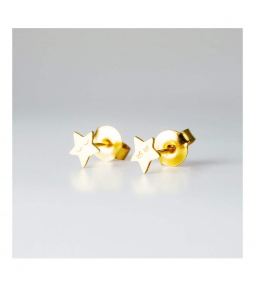 Stars - Gold plated earrings Adorabili Paris cute fashion design designer for women