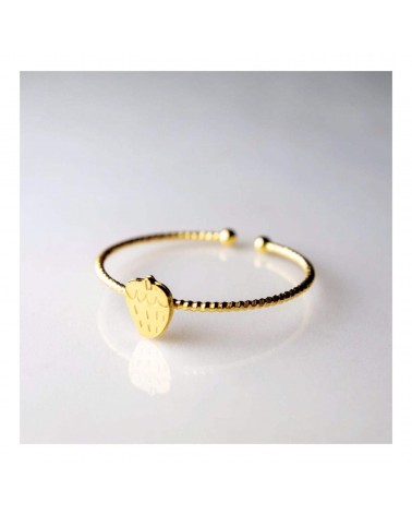 Strawberry - Adjustable ring, fine gold plating Adorabili Paris cute fashion design designer for women