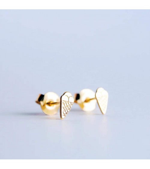 Ice cream - Gold plated earrings Adorabili Paris cute fashion design designer for women