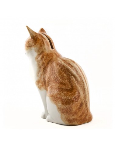 Squash - Cat Piggy Bank Quail Ceramics money box ceramic
