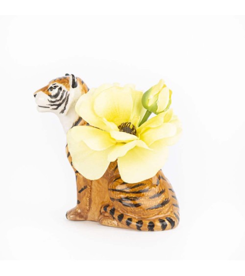 Tiger - Mini flower vase Quail Ceramics table flower living room vase kitatori switzerland