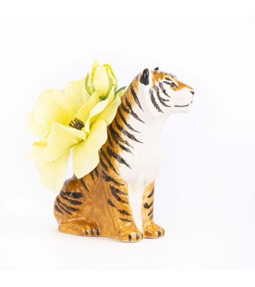 Tiger - Mini Blume Vase Quail Ceramics vasen deko blumenvase blume vase design dekoration spezielle schöne kitatori schweiz k...