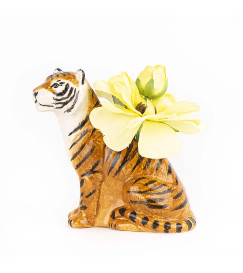 Tiger - Mini Blume Vase Quail Ceramics vasen deko blumenvase blume vase design dekoration spezielle schöne kitatori schweiz k...