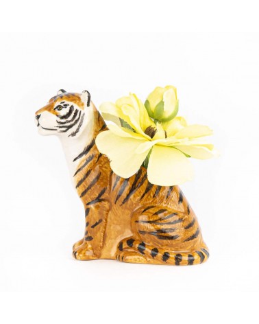 Tiger - Mini Blume Vase Quail Ceramics vasen deko blumenvase blume vase design dekoration spezielle schöne kitatori schweiz k...