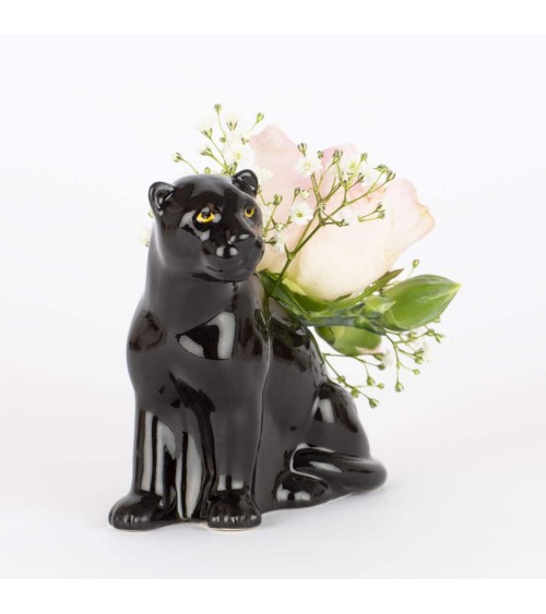 Panther - Mini flower vase Quail Ceramics table flower living room vase kitatori switzerland