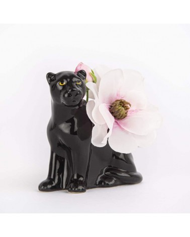 Panther - Mini flower vase Quail Ceramics table flower living room vase kitatori switzerland